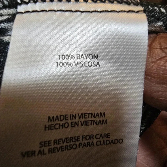 NWT Wonder Limited Morocco‎ black,white tribal palazzo plus side pants - Picture 11 of 12